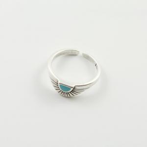 Ring Turquoise Sun Silver