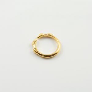 Ring with Rondelles Gold