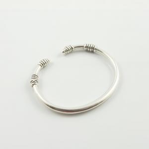 Bracelet with Rondelles Silver