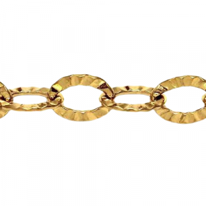 Steel Chain Gold 3.7x2.7mm