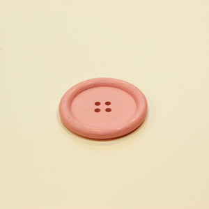 Wooden Button Pink (3.5cm)