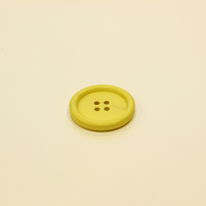 Ξύλινο Κουμπί Κίτρινο (3cm)