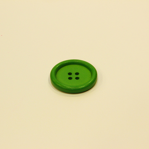 Wooden Button Green (3cm)