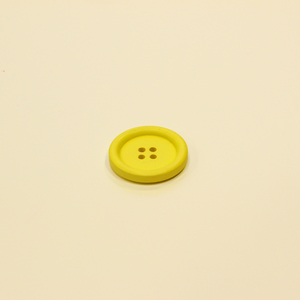 Ξύλινο Κουμπί Κίτρινο (2.5cm)