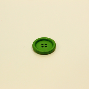 Ξύλινο Κουμπί Πράσινο (2.5cm)
