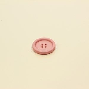Ξύλινο Κουμπί Ροζ (2.5cm)