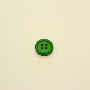 Ξύλινο Κουμπί Πράσινο (1cm)