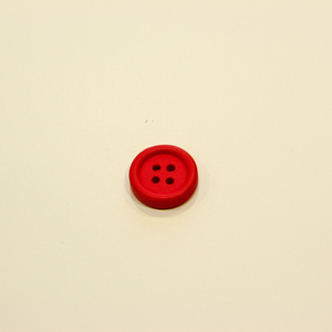 Ξύλινο Κουμπί Κόκκινο (1cm)