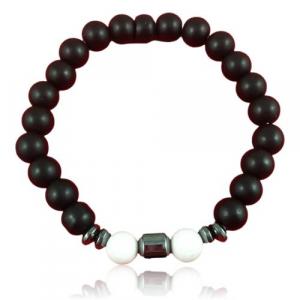Bracelet Black Matte White