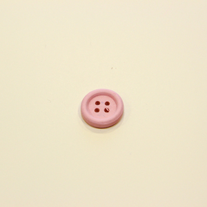 Ξύλινο Κουμπί Ροζ (1cm)