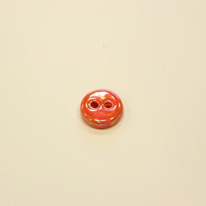 Κεραμικό Κουμπί Πορτοκαλί (1.5cm)