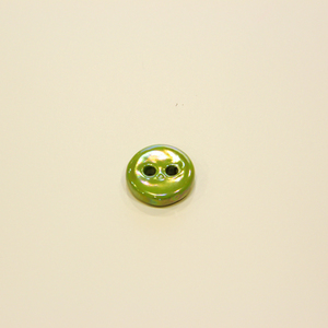 Κεραμικό Κουμπί Πράσινο (1.5cm)
