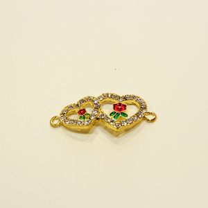 Gold Plated Hearts (4.5x1.7cm)