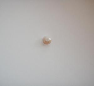 Πολυγωνική Χάντρα Λευκή (6mm)