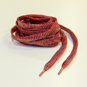 Shoe Laces Red-Gold-Silver