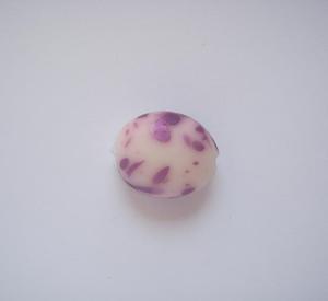 Χάντρα Ακρυλική Ροζ (2.5x2cm)