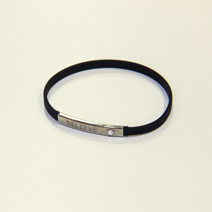 Rubber Handcuff Black