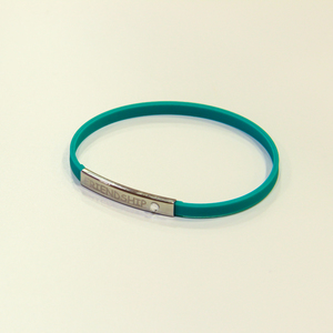 Rubber Handcuff Teal