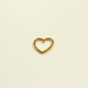 Gold Plated "Heart" (1.5x1.5cm)