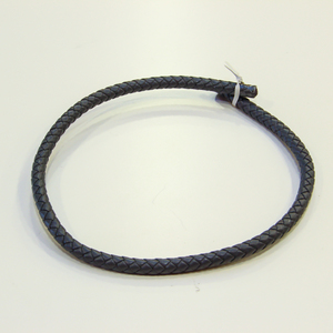 Leather "Knitted" Gray (8mm)