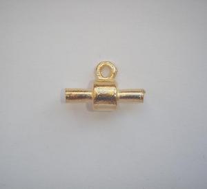 Gold Plated Bar for Rubber 2x0.5cm