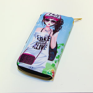 Wallet with Girl (19.5x9cm)