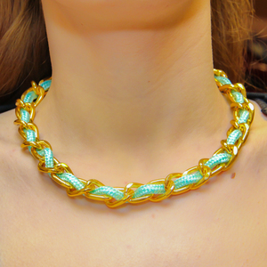 Necklace Chain-Cord Bright Green