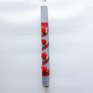 Λαμπάδα "Λουλούδια"(29x3cm)