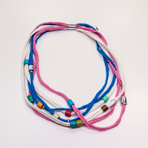 Necklace Cotton Multicolored
