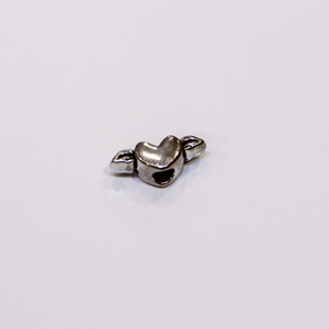Metallic "Heart" with Wings (5mm)