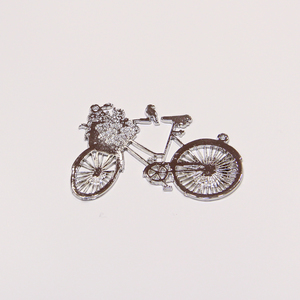 Metallic "Bicycle" (6x4cm)