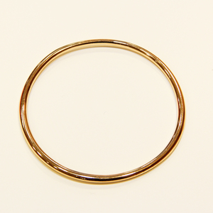 Metal "Hoop" Pink-Gold (8cm)