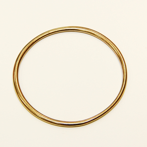 Gold Plated Metal "Hoop" (8cm)