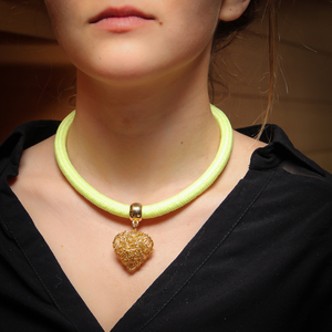 Mountaineering Necklace "Wire Heart"