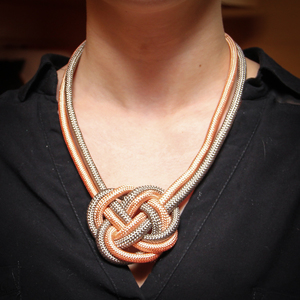 Mountaineering Necklace Celtic Salmon