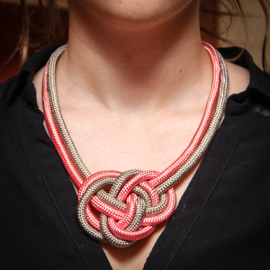 Mountaineering Necklace Celtic Pink-Gray