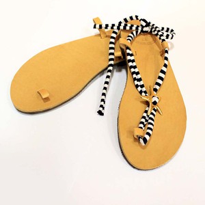 Leather Flip Flops with Loops