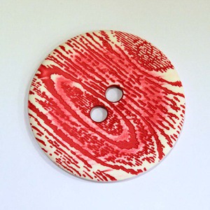 Acrylic Button Red (6.3cm)