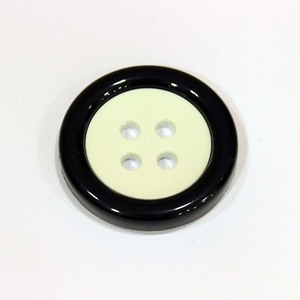 Ακρυλικό Κουμπί Μαύρο-Λευκό (5cm)