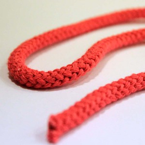 Knitted Cotton Cord Coral (10mm)