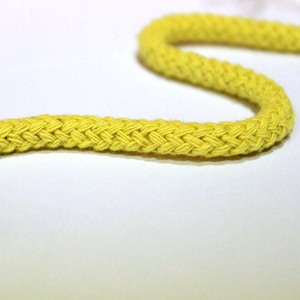 Knitted Cotton Cord Yellow (8mm)