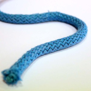 Knitted Cotton Cord Light Blue (8mm)