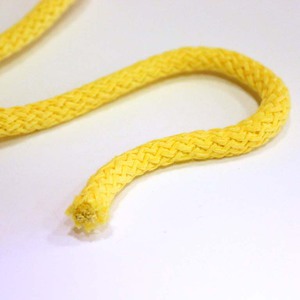 Knitted Cotton Cord Yellow (6mm)