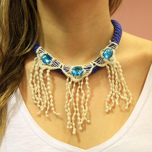 Necklace Knitted Lace