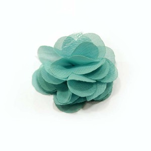 Flower Organdie Turquoise (3.5x3.5cm)