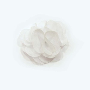 Λουλούδι Οργαντίνα Λευκό 3.5x3.5cm