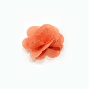 Flower Organdie Coral