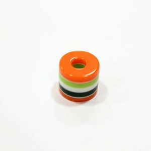 Acrylic Bead Striped with Bright Color