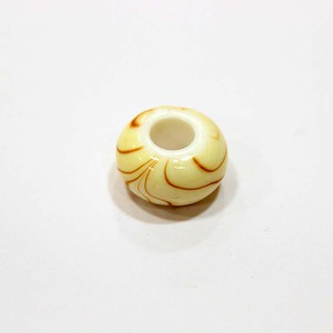 Acrylic Bead Grommet Beige (5mm)