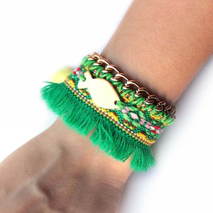 Bracelet "Ethnic" Green